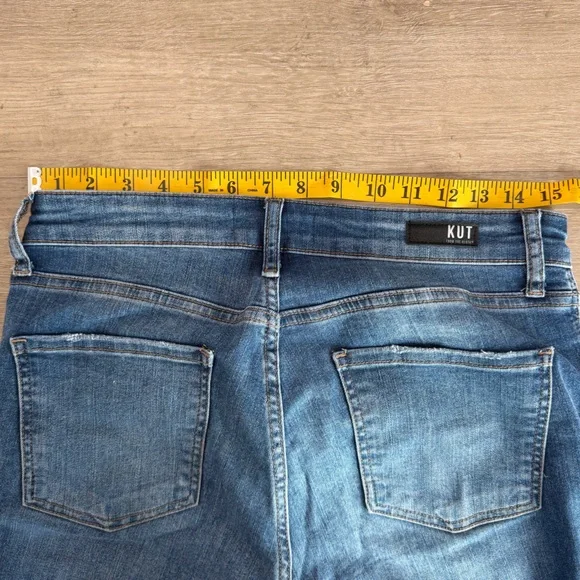 KUT from the Kloth Donna Fab Ab Ankle Skinny Jeans – Size 6 - Picture 8 of 10